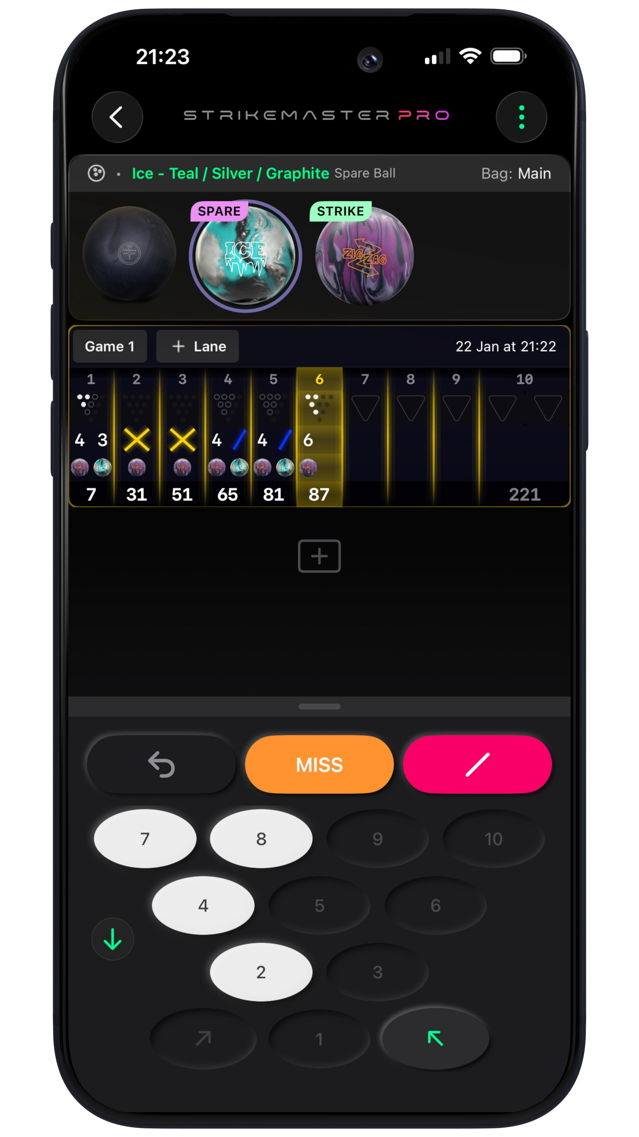 Pin Tracking Scoring